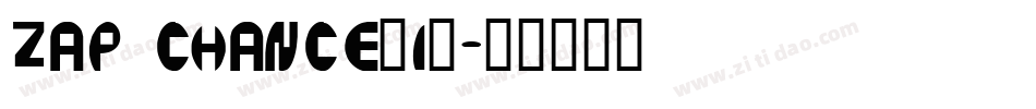 Zap Chance(1)字体转换